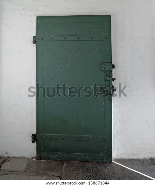 Old Prison Door Stock Photo Edit Now 158671844