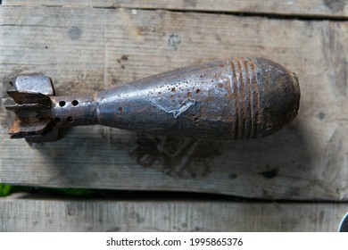 An Old Projectile Found In The Mountains