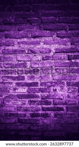 Old pruple brick wall background texture for design and architecture backdrop