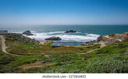 Old Public Pool On Coast Of San Francisco - Sutro Baths