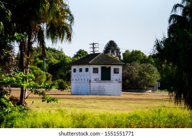 An Old Pump Sub Station At Botanic Gardens, Rendered Digitally With A Painterly Look