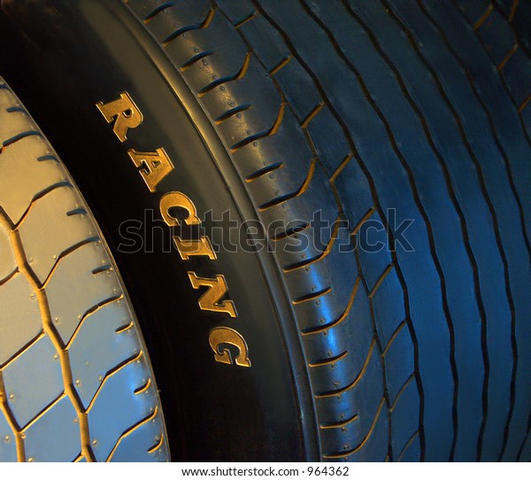 Old racing\
tire