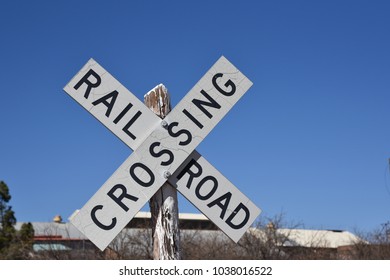 Old Railroad Crossing Sign