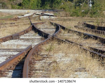 Old Railroad Tracks Near Birmingham Alabama