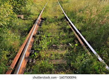 Active Train Tracks Near Me Old Railway Abandoned Rusty Active Railway Stock Photo 1607500096 Shutterstock