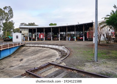 An Old Railway Roundhouse In Central New South Wales