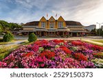 An old railway station. Dalat is a mountainous city in Vietnam, founded by the French, in colonial times.