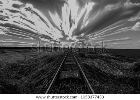 Similar – Image, Stock Photo Long Way Home