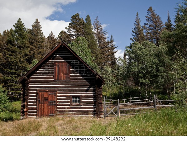 Old Ranger Cabin Glacier National Park Stock Photo Edit Now 99148292