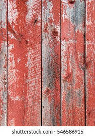 Old Red Barn Board In Vertical Orientation