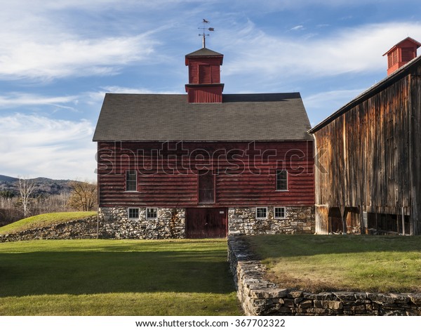 Old Red Barn Massachusetts Stock Image Download Now