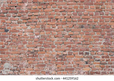 Old red brick background