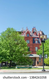 Old Red Brick Building In Washington DC. Dupont Circle