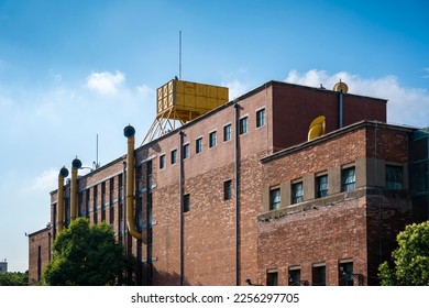 An old red brick factory building - Powered by Shutterstock