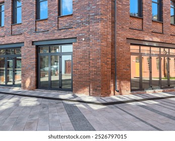 old red brick industrial buildings after renovation. facade fragment. - Powered by Shutterstock