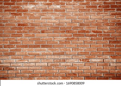 Old red brick wall background texture close up - Shutterstock ID 1690858009