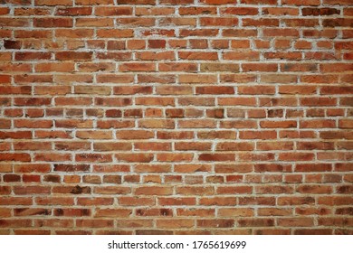 Old red brick wall texture for pattern background. - Shutterstock ID 1765619699