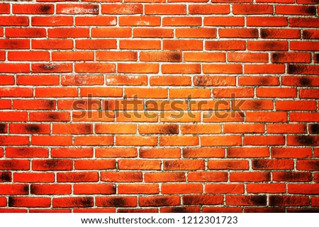 Old Red Bricks wall