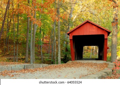 Old Red Covered Bridge