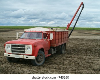 Old Red Farm Truck