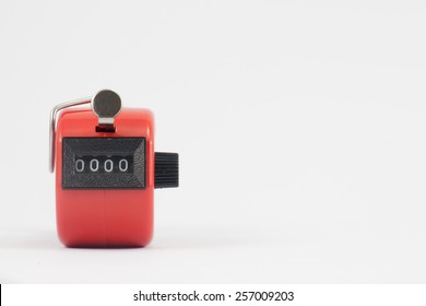 old red hand tally counter