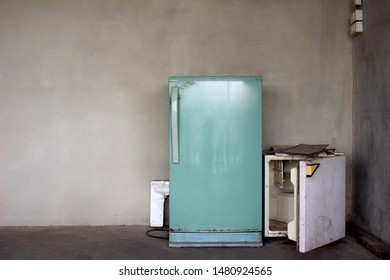 Old Refrigerator That Was Left