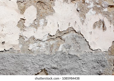 Old repaired and damaged wall. - Shutterstock ID 1085984438