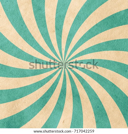 old retro sun rays pattern on grungy paper, vintage background