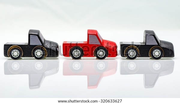 Old retro toy cars on white background.
Colorful objects
