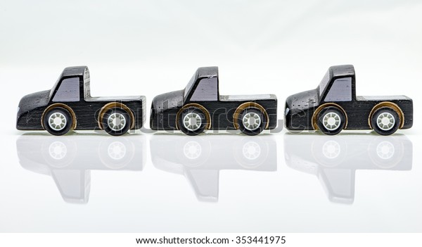 Old retro toy cars on white background.\
Colorful objects\
