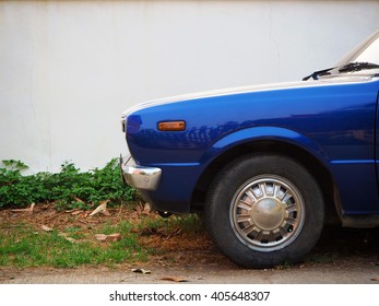 Old retro or vintage car or automobile front side - Powered by Shutterstock