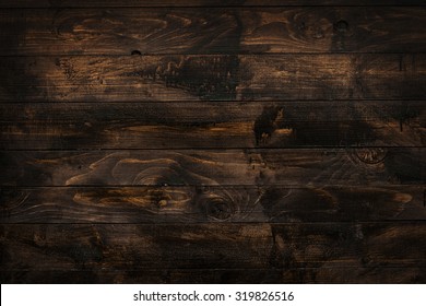 Old Rich Wood Grain Texture Background With Knots.