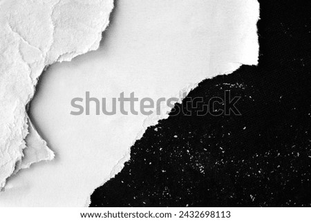 Old ripped torn blank white posters textures backgrounds grunge creased crumpled paper vintage collage placards empty space text