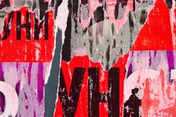 Old ripped torn posters grunge texture background creased crumpled paper backdrop placard surface urban street posters, a Background Photo by Cafe Racer