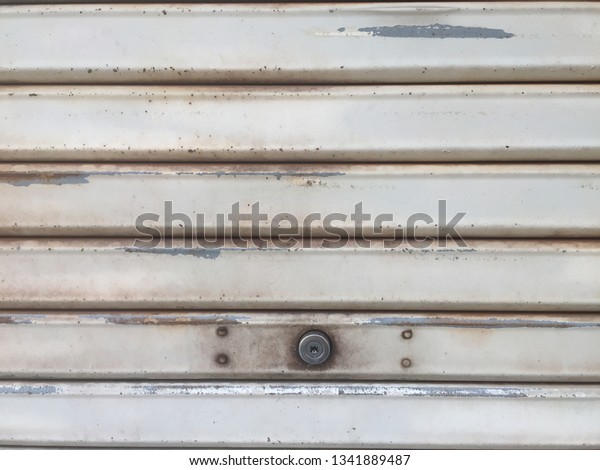 Old Rollup Door Stock Photo Edit Now 1341889487