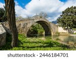 Old Roman bridge, Preveli, Crete, Greek Islands, Greece, Europe