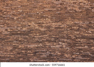 Old Roof Tile Texture, Vintage Color