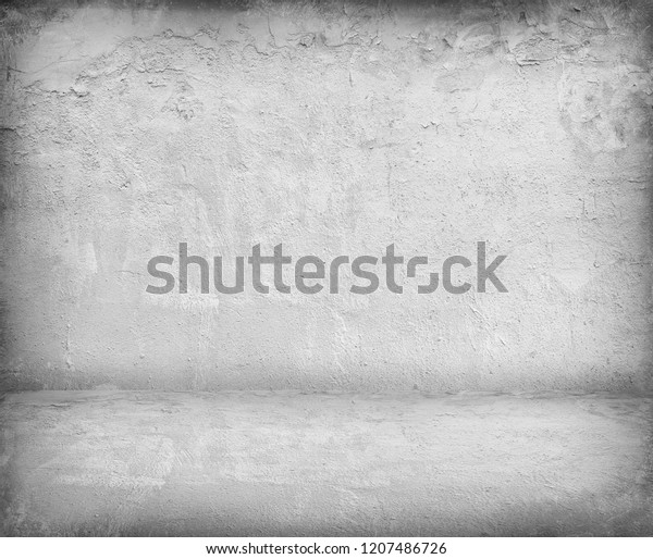 Old Room Interior White Stucco Wall Stock Photo Edit Now