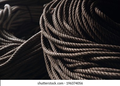 Old rope background.