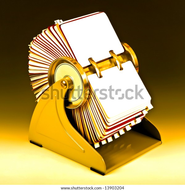 Old rotary card 7. Gold\
version