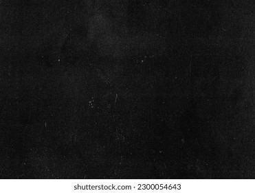 Old Rough Dirty Black Scratch Dust Grunge Black Distressed Noise Grain Overlay Texture Background.