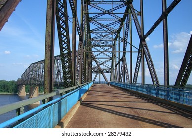 Old Route 66 Chain Of Rocks Bridge