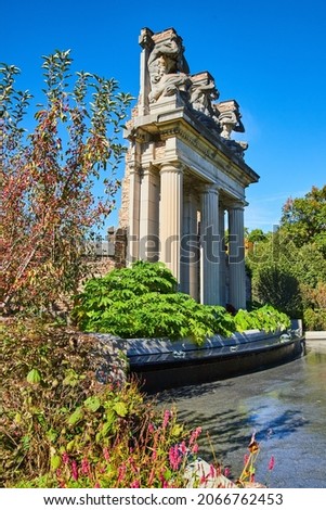 Old Ruins of Holliday Park in Indianapolis, Indiana