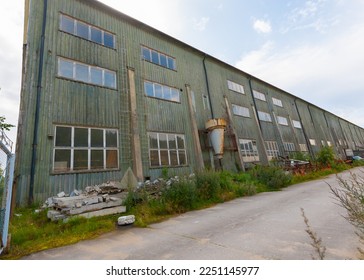 Old and run down wharf building. - Shutterstock ID 2251145977