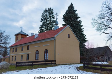 Old Russian Philippians Monastery In A Polish Masuria In Wojnowo.