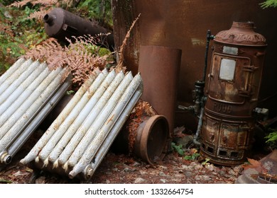 Old Rusted Heaters & Woodstove