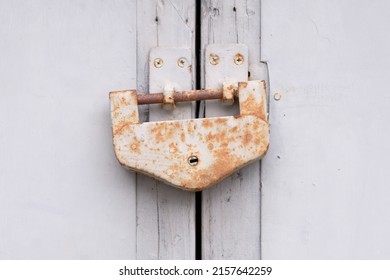 Old Rusted Lock On The Storage