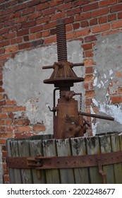 An Old And Rusted-over Contraption 