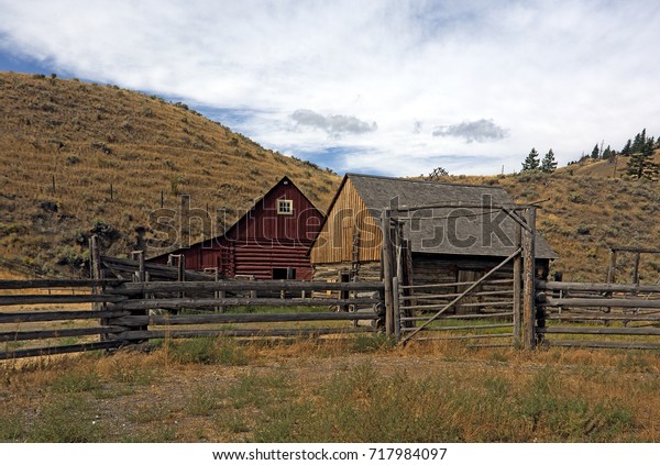 Old Rustic Wooden Barn Bc Stock Photo Edit Now 717984097