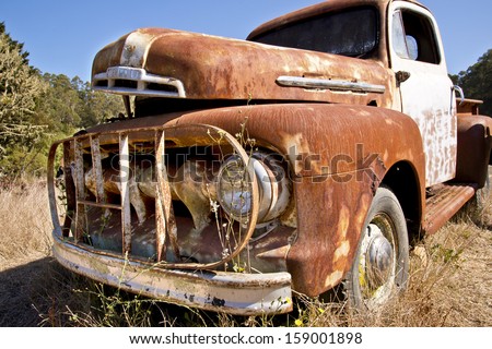 Old Rusty Abandoned Truck